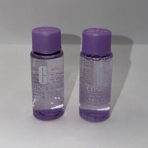 NEW Clinique Take The Day Off Makeup Remover Lids, Lashes, & Lips 1.7 Set of 2